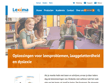Tablet Screenshot of lexima.nl